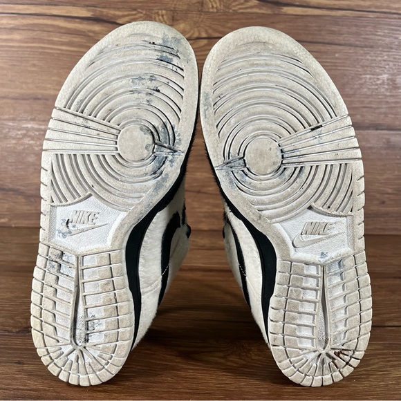 Nike Dunk Low Premium QS BG Premium Size 4Y (Women’s 5.5) Shoes Faux Fur Panda - Picture 8 of 11